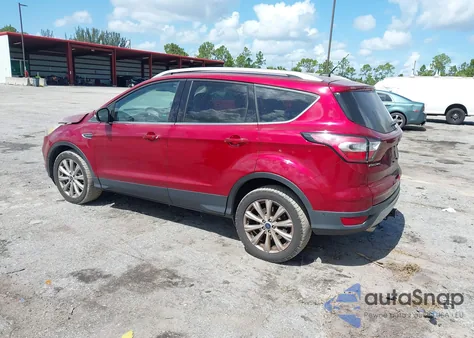 2017 Ford Escape Titanium из США, поврежденный, VIN 1FMCU9J93HUC01863